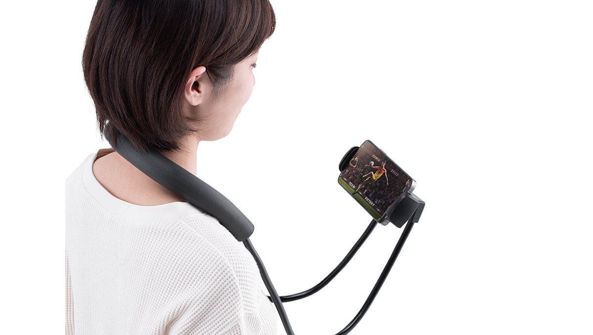 ごろごろするときに最適！ スマホをハンズフリー化する多機能ホルダーが便利すぎる