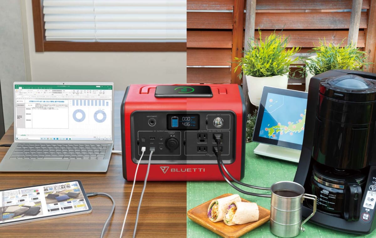 キャンプやワーケーションで！ 使って実感、パワーオーク「BLUETTI EB70」は公私に渡って大活躍!!