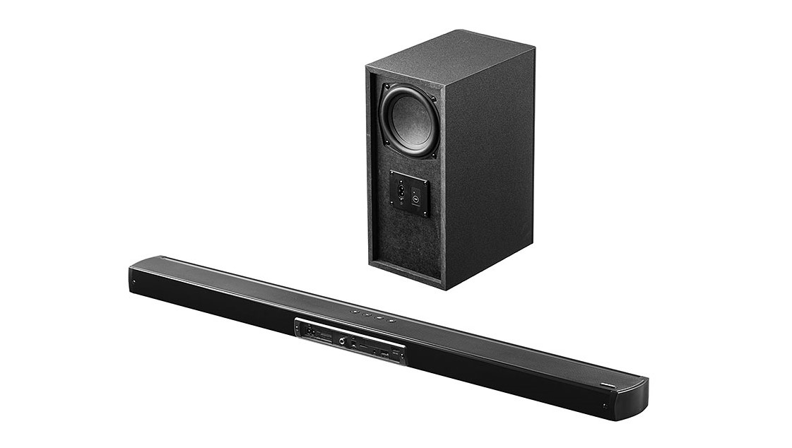 テレビの音を手軽にパワーアップ！ 設置の自由度が高い2.1chスピーカーシステム