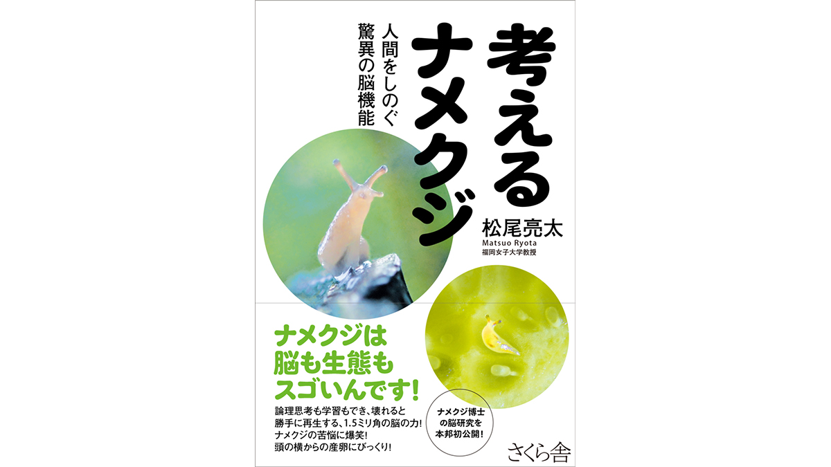 脳も再生可能!? 実は賢いナメクジの秘密に迫る—『考えるナメクジ—人間をしのぐ脅威の脳機能』