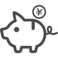 貯金箱のマークのアイコン