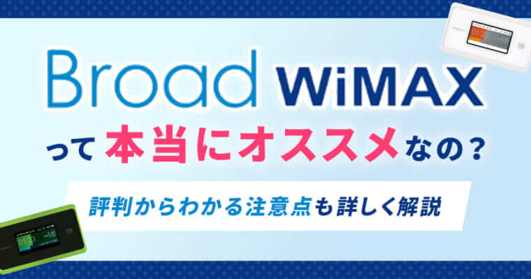 BroadWiMAX 評判