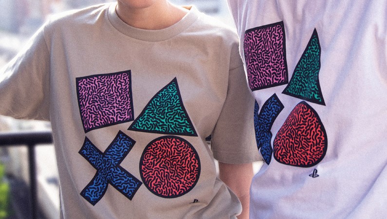 PlayStationの△〇×□マークをデザインしたTシャツが発売、この夏の主役になるかも