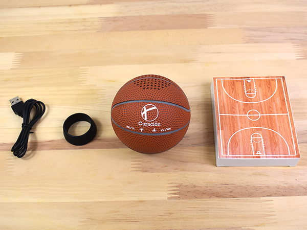 バスケットボールかと思いきや……? イルミネーション機能も搭載したスピーカー「Curacion BASKETBALL SPEAKER」レビュー