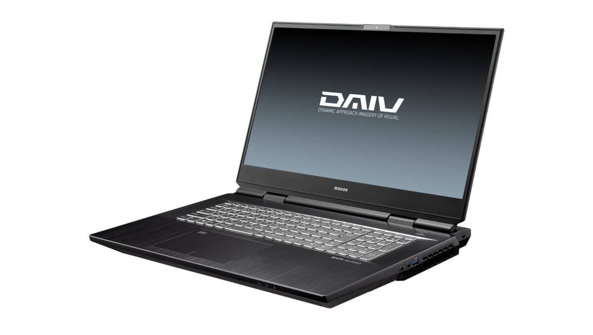 クリエイター向けノートPCのフラッグシップモデル「DAIV 7N」がマウスから発売