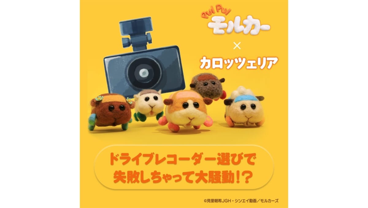 モルカーがドライブレコーダー選びで失敗？ パイオニアがコラボコンテンツを公開