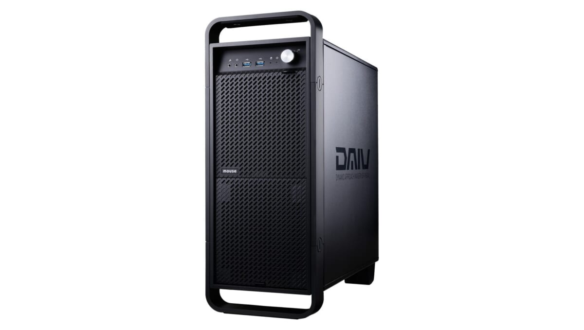 3D設計などもできる超高性能なマウスのデスクトップPC「DAIV X10-A6」および「DAIV X10-A5」が発売