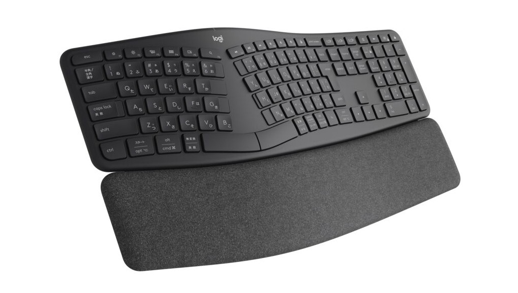 テレワークで身体がつらいならコレ！ ロジクール初のエルゴノミック キーボード「ERGO K860」が姿勢をサポート