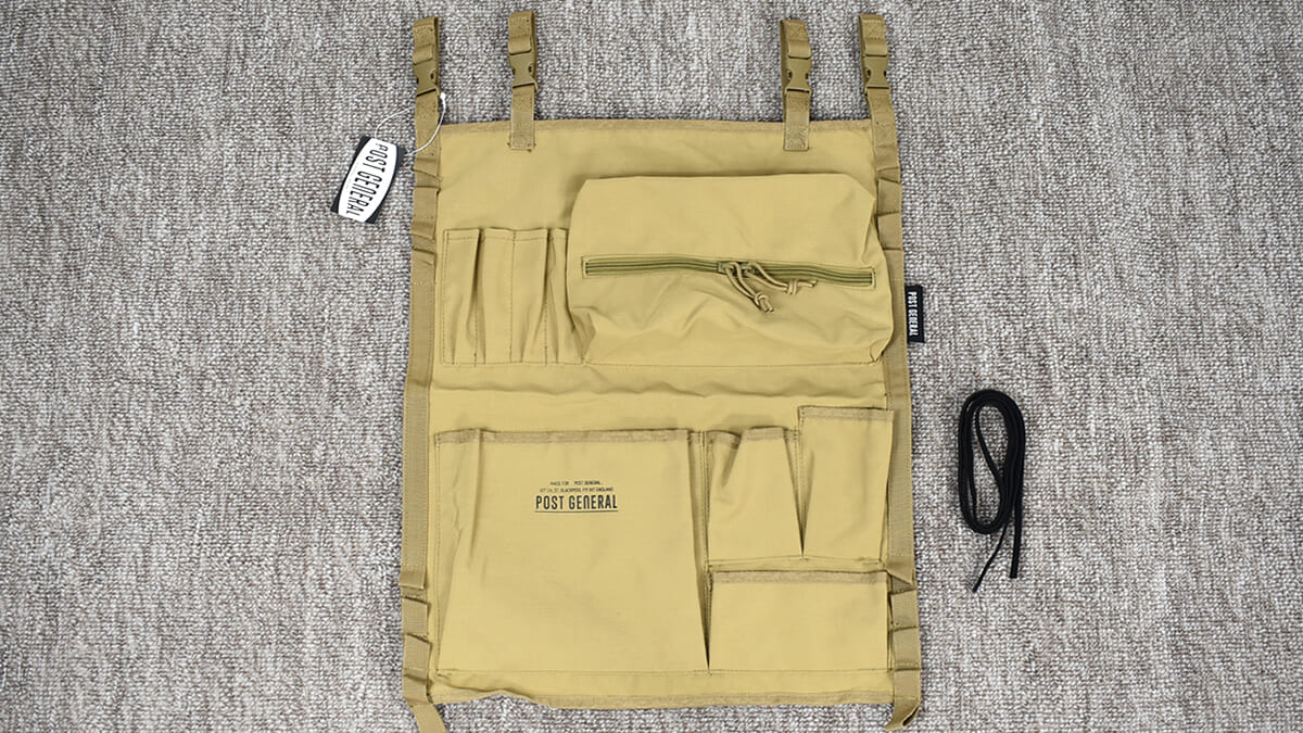キャンプでガジェット類を収納するなら「HANGING ORGANIZER」を使うべし！