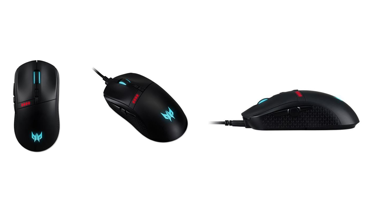 有線・ワイヤレスのどちらでも接続できる日本エイサーのゲーミングマウスPredator Cestus 350「PMR910」