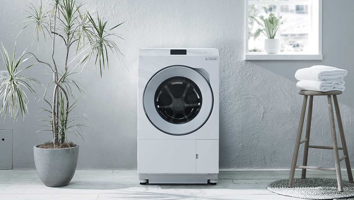 パナソニック、おしゃれ着洗剤も自動投入できるななめドラム洗濯乾燥機「NA-LX129AL」などを発表