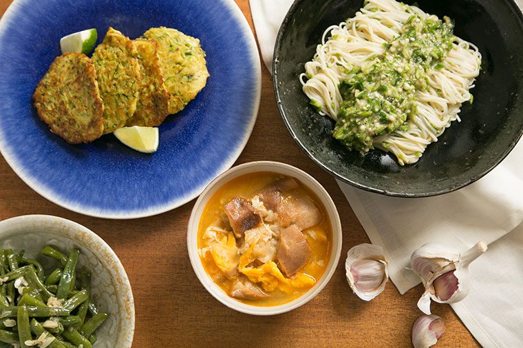 そうめんもスタミナ系にアレンジ！ ニンニクの旨みと香りを堪能できる「巣ごもり」レシピ