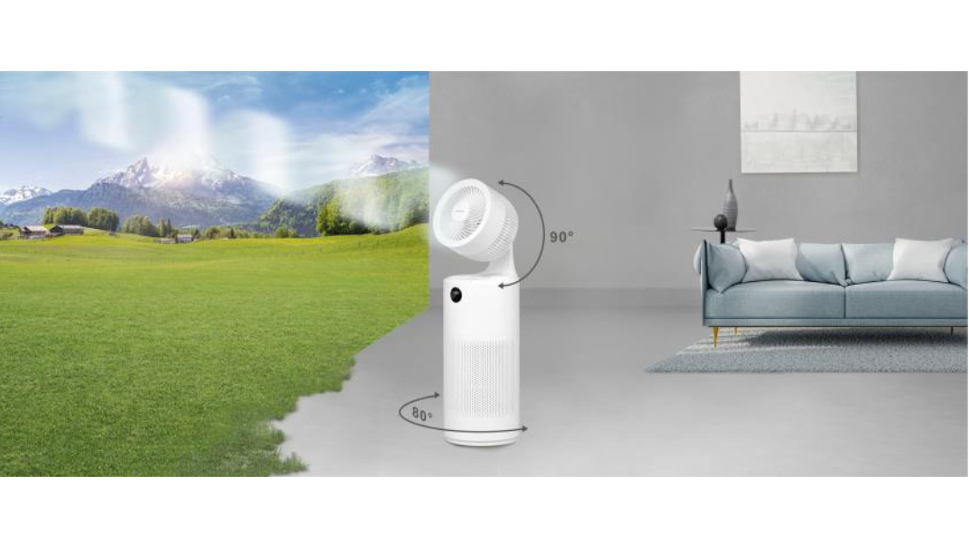 新鮮な空気を循環できる、Makuakeでエアサーキュレーター付きの空気清浄機「acerpure cool」などが販売中