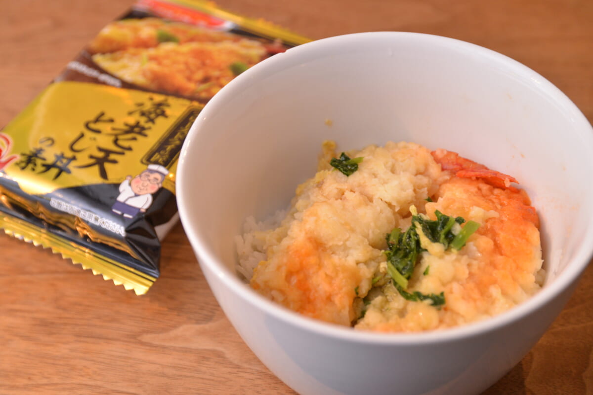 「フリーズドライ」の最先端を行く限定品「海老天とじ丼の素」を試食レビュー