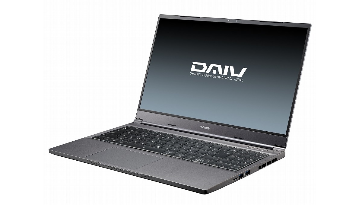 最新の第11世代インテルCPU搭載！ マウス「DAIV 5P」シリーズの後継モデル登場
