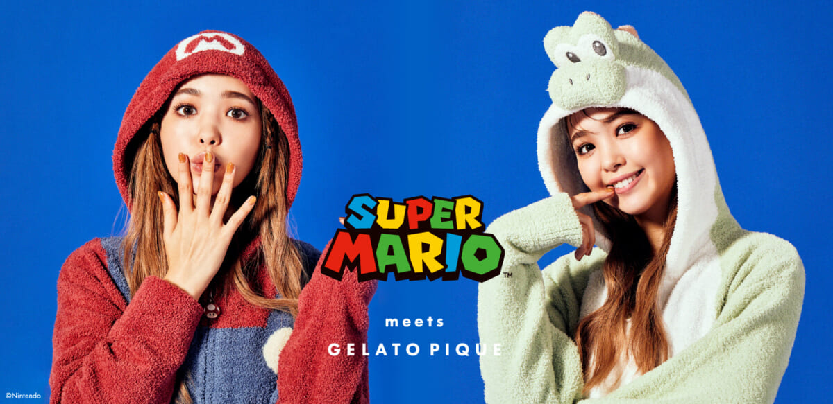 ジェラートピケ　レディース　ヨッシー　マリオコラボ スーパーマリオ】【レディース】キノピオ＆ヨッシージャガード