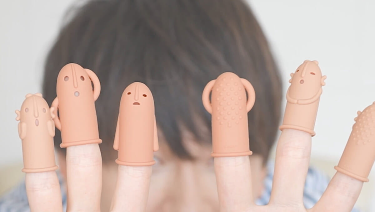 癒し効果がありながらしっかり働くゆるふわ指サック「はにさっく」を紹介【動画ダイジェスト】