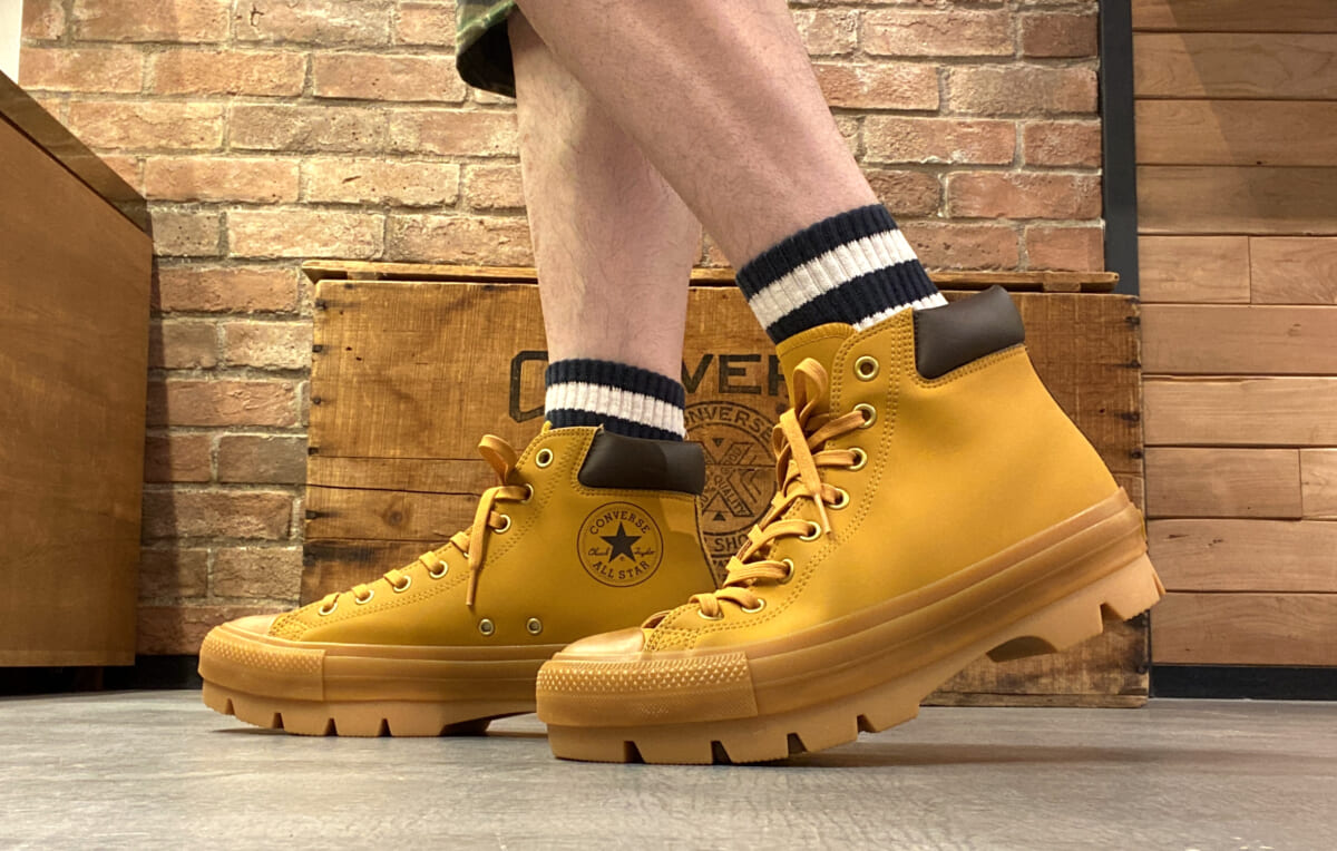 コレってオールスター？ ワークブーツをイメージした 「オールスター 100 WB チャンク HI」は無骨で好き