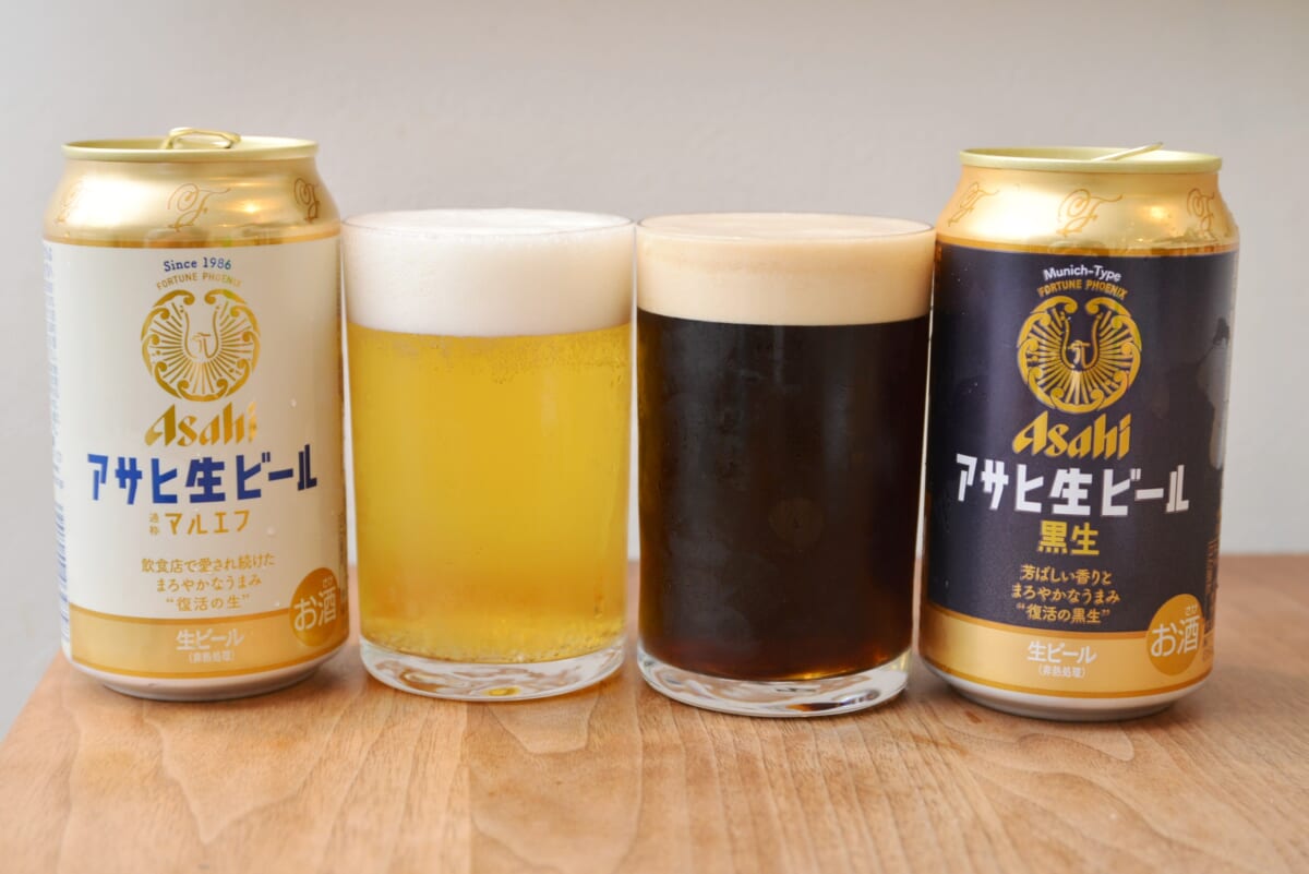 11/24販売再開！一時休売のアサヒ「マルエフ」、そして「黒生」をレビュー。