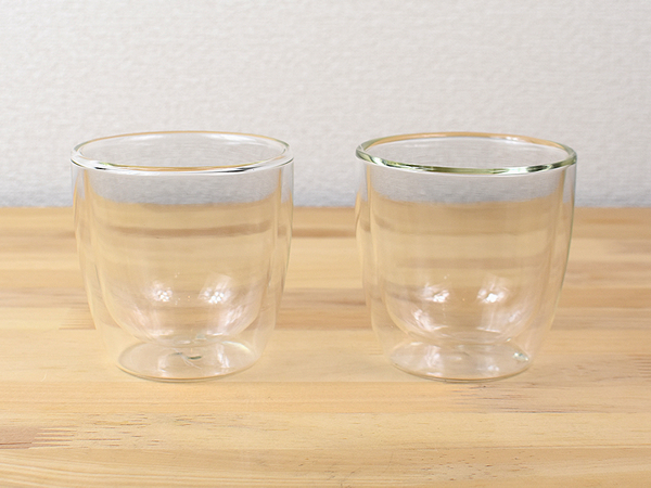普段使いできるペアグッズを贈るならコレ！ 飲み物が冷めにくい「ダブルウォールグラス 2個セット」レビュー