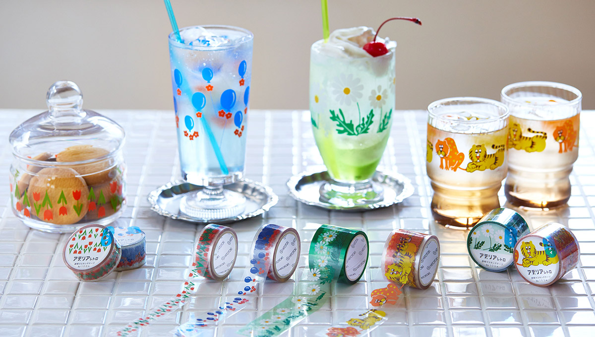 透け感を楽しめるキングジムのマスキングテープ「SODA」に24デザインが新登場