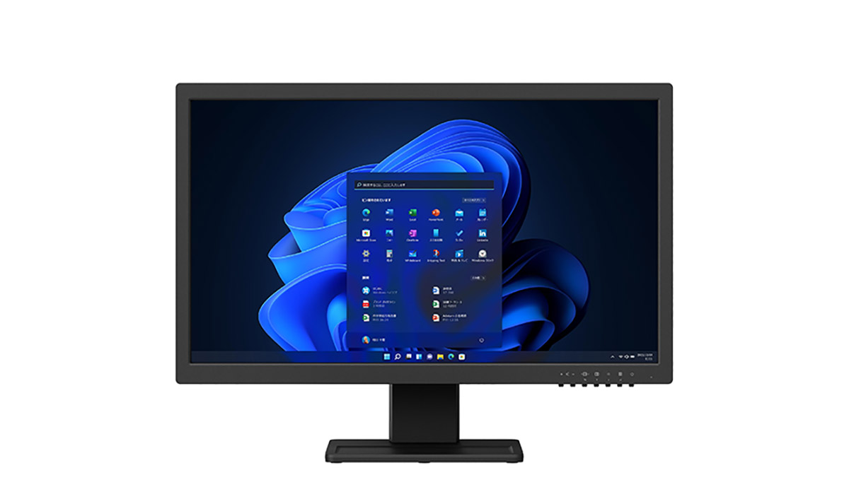 縦でも横でもイケる！ 21.5型ディスプレイ「VTF22011BT」
