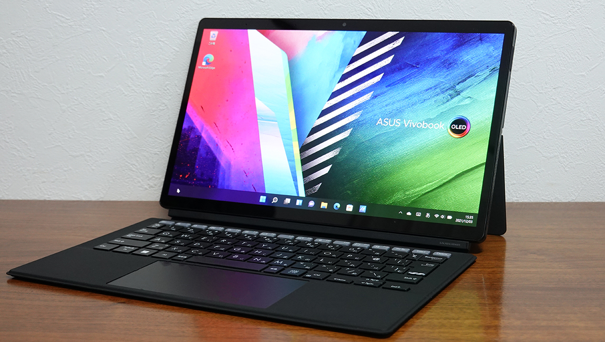 大画面エンタメタブレットになるのが魅力、有機EL搭載「ASUS Vivobook 13 Slate OLED T3300KA」をレビュー