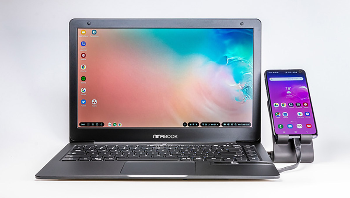 スマホがノートPCになる!? 「Mirabook」＋Styleで発売中
