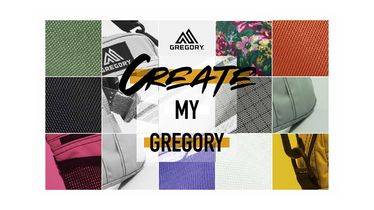 オリジナル「グレゴリー」を作れる“カスタムバッグ”が再登場！ 数量限定「CREATE MY GREGORY 2021」12月10日予約受付開始