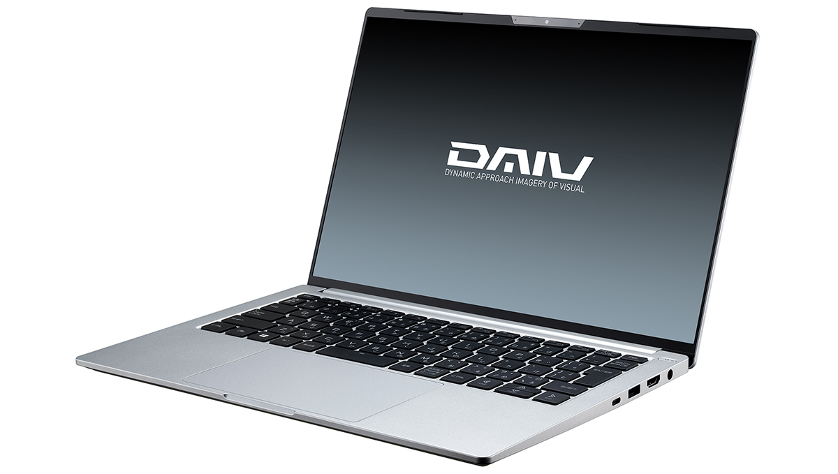 マウス、重量約985gの14型ノートPC「DAIV 4P」にLTEが追加可能に