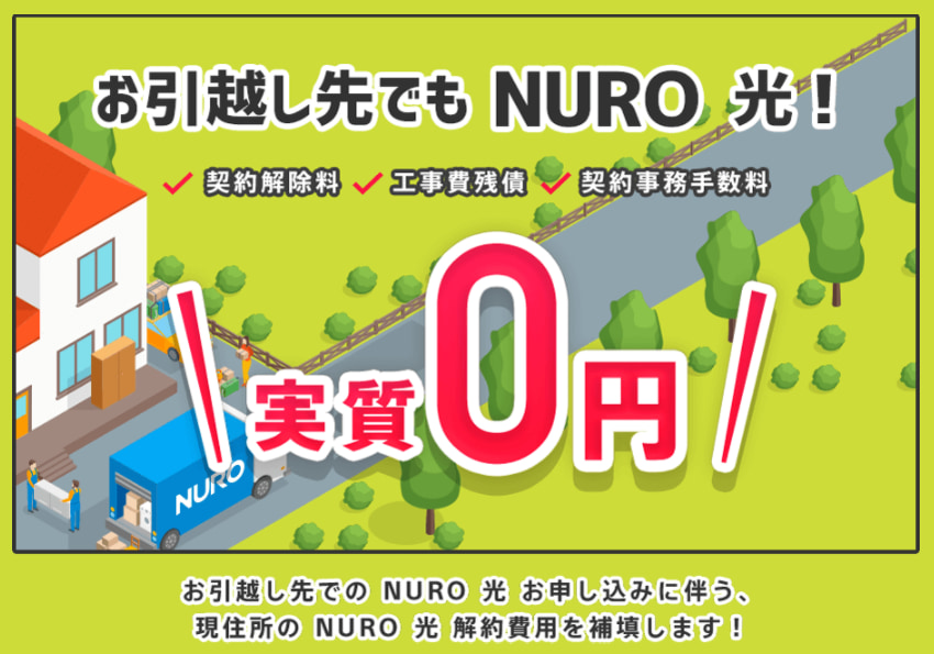 お引越しサポート特典