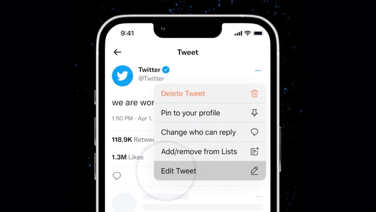 ツイートの編集機能が開発中、数ヶ月以内にも有料ユーザー向けに実装へ