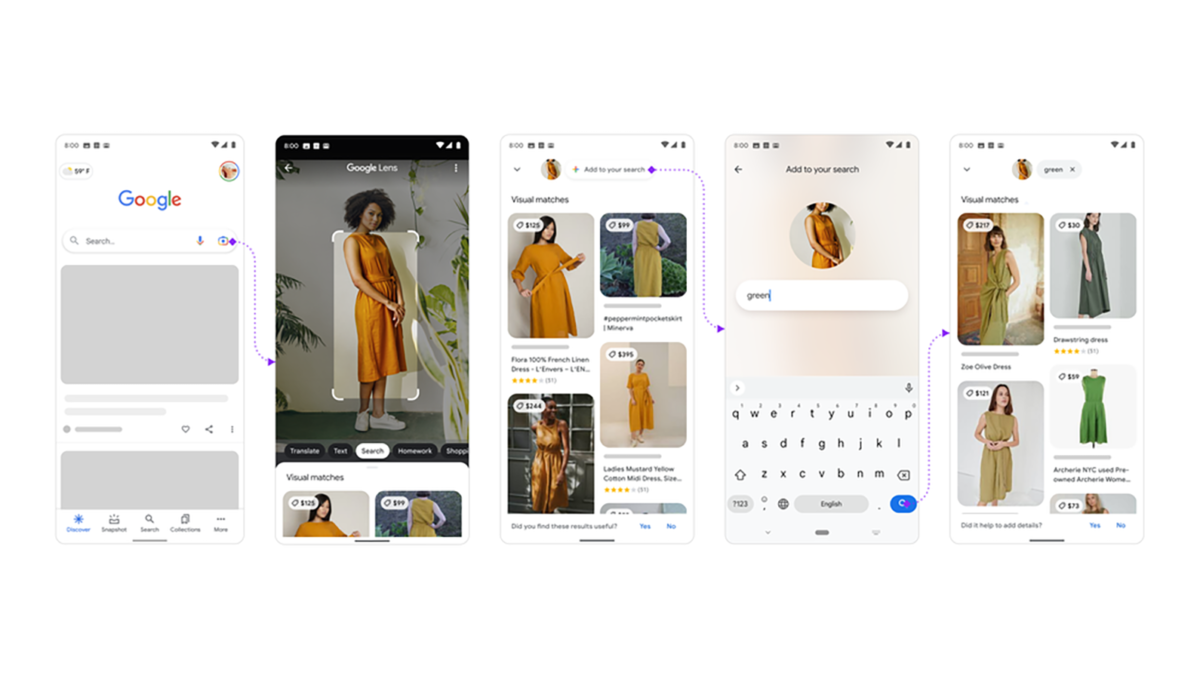 米Google、画像認識機能を使って画像と文字の同時検索が可能に