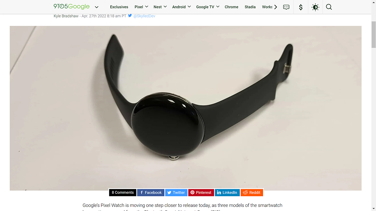 発表が期待されているGoogleのPixel Watchは3モデル展開？
