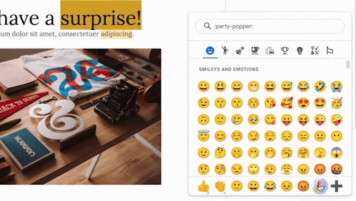 「Google ドキュメント」にて絵文字リアクションが可能に