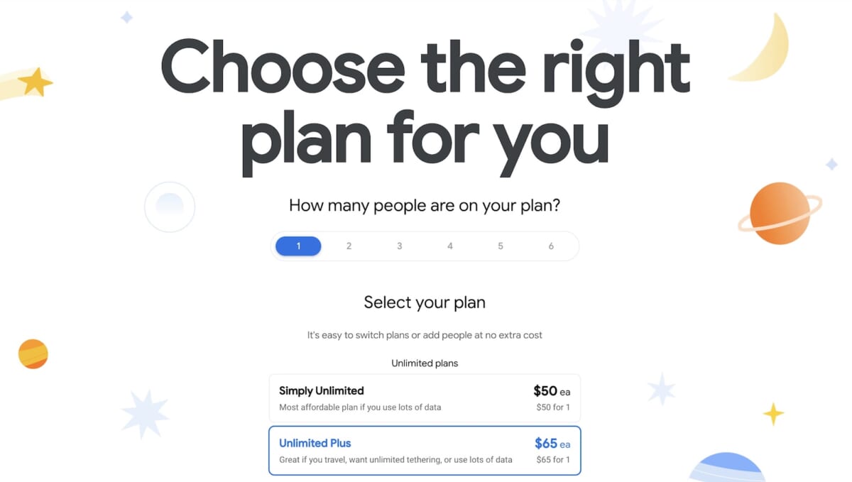 世界で使えるMVNOのGoogle Fi、高速データ通信容量が50GBに拡大して値下げも