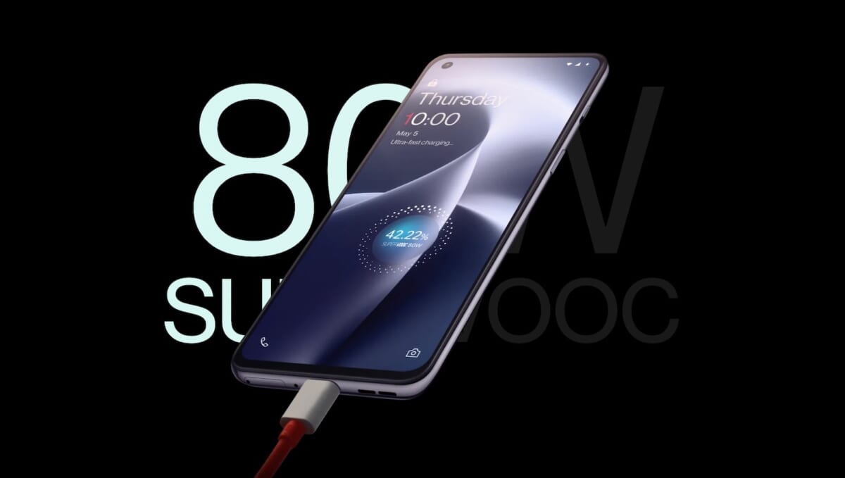 80Wでギュギュッと充電できるスマホ「OnePlus Nord 2T 5G」が海外発表