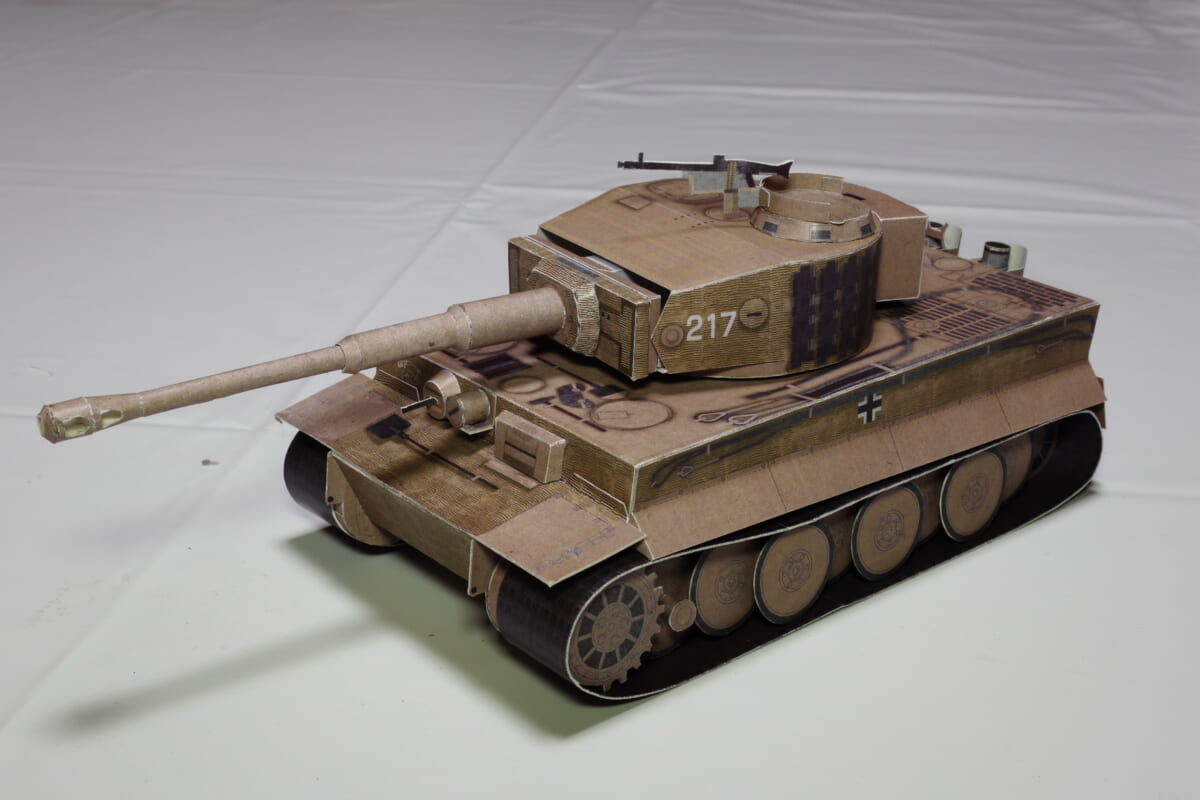 「歴史群像」6月号付録・「ティーガーⅠ」重戦車　精密ペーパークラフトの作り方を徹底解説します！【後編】