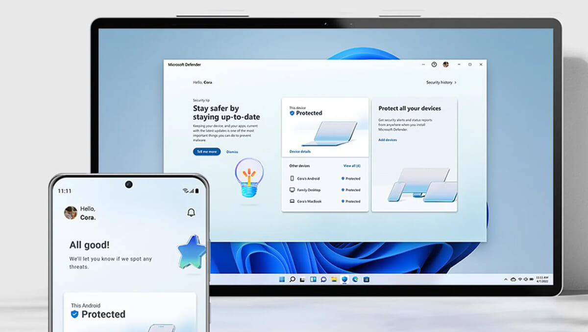新しいMicrosoft DefenderはWinだけじゃない。MacもiPhoneもAndroidも守れる！