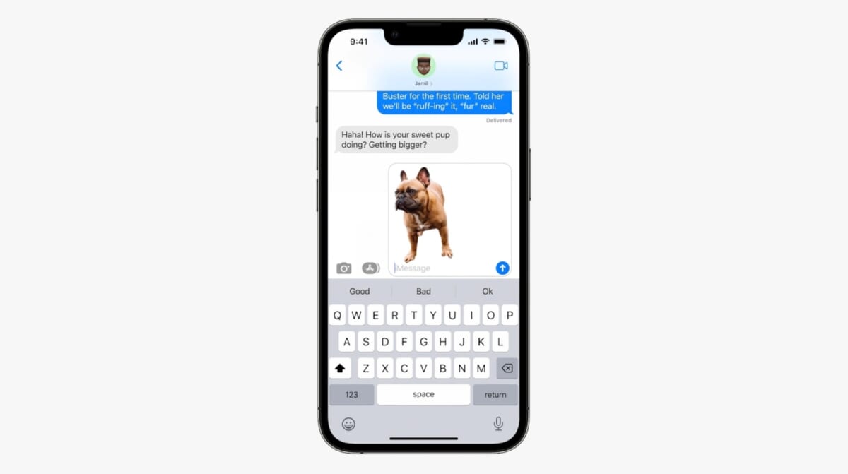 WWDC22で発表のiOS 16はテキスト認識表示が進化！ 動画の中のテキストを選択したり、写真から犬だけ切り抜いてメール添付したりが可能に