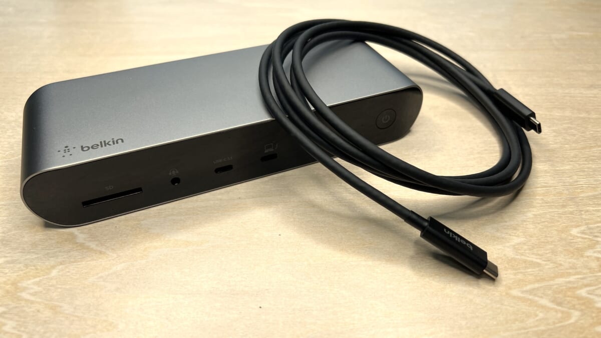 MacBookの悩みを解決、ベルキン「Pro Thunderbolt 4ドック」で接続環境が快適に