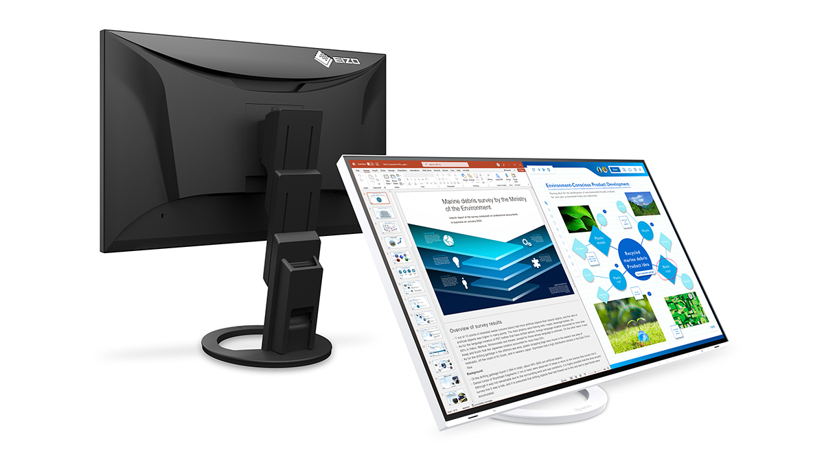オープンミーティングなどデスクワークを効率化できるビジネスモニター！ EIZO「FlexScan EV2781」