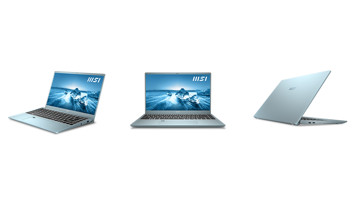 爽やかなブルーストーンカラーが美しい！ 薄くて軽いビジネス・クリエイターノートPC「Prestige-14-A12SC-239JP」