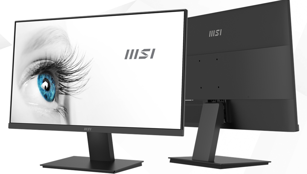 シンプルなデザインとコンパクトなサイズ感のビジネスモニター！ MSI「PRO MP241X」