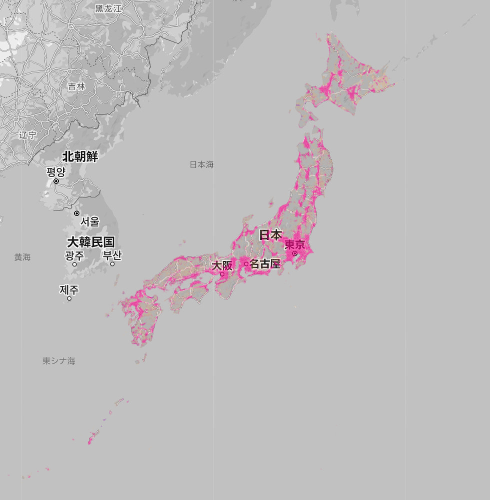 楽天回線エリア
