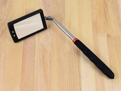 【モノタロウ】LEDライトで暗所もOK！整備から掃除まで「点検鏡」があると地味に便利!!