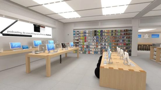 過去の有名アップルストアに行けるMacアプリ、無料公開！ 3D店内を歩き回れます