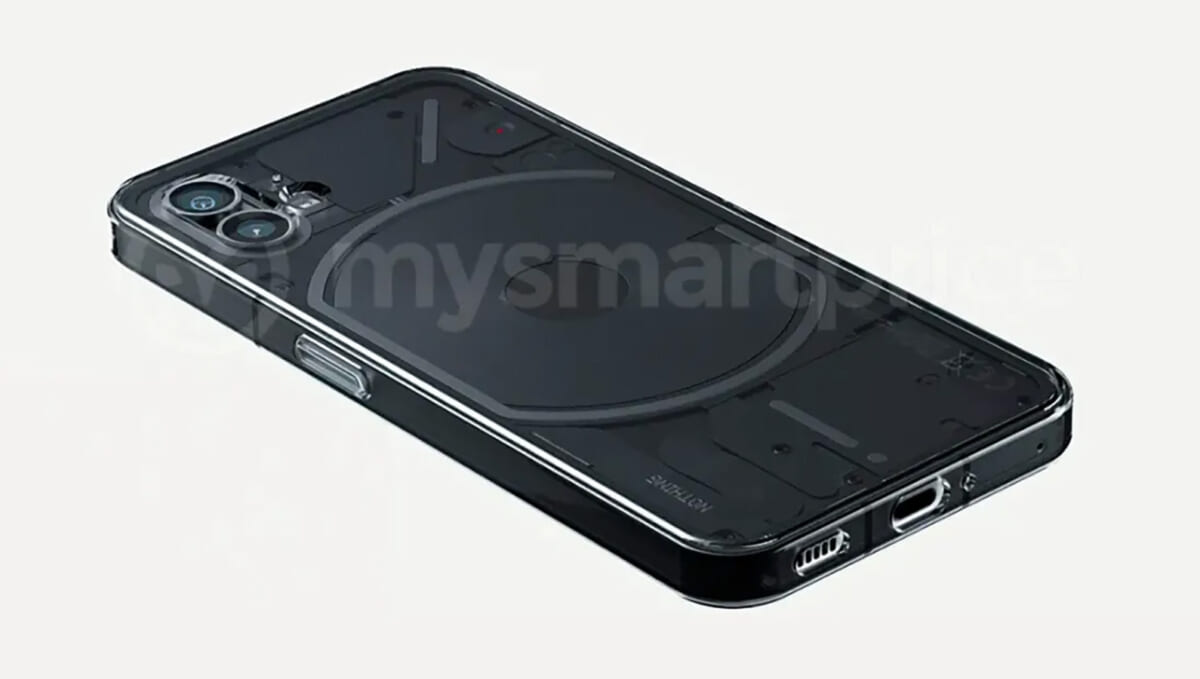 Nothing phone (1)の純正ケース、背面LEDも装着したまま確認可能？