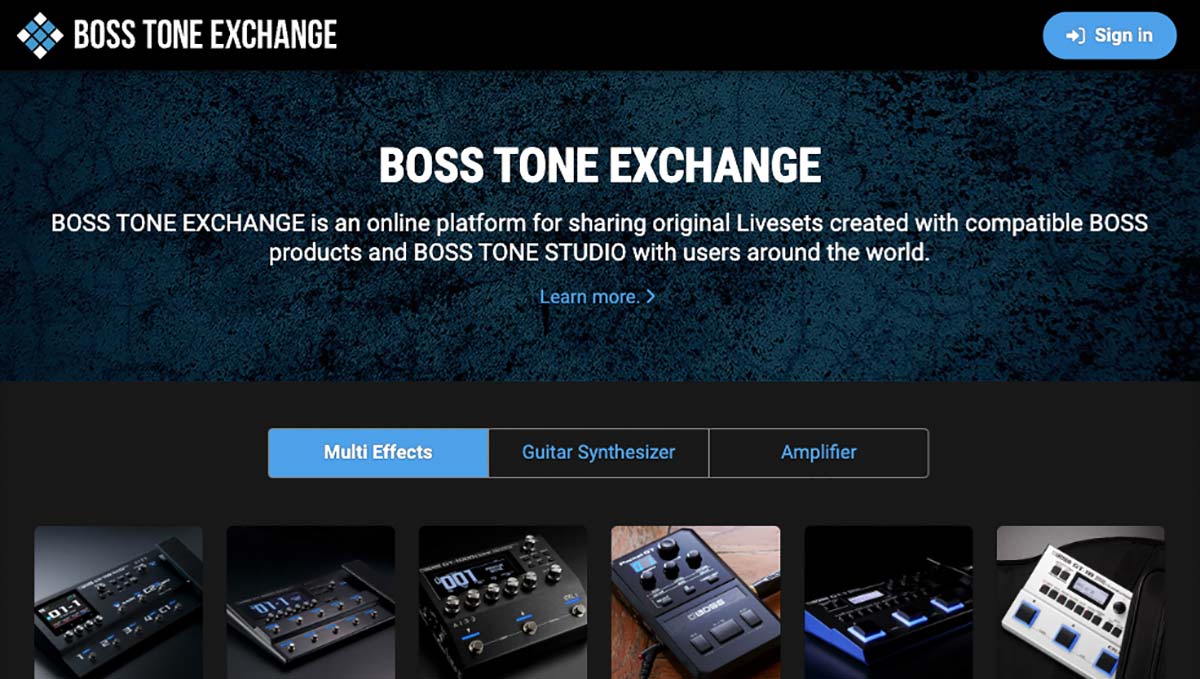 ギタリスト＆ベーシスト注目！ 「音作り」をシェアできるローランドのサービス「BOSS TONE EXCHANGE」