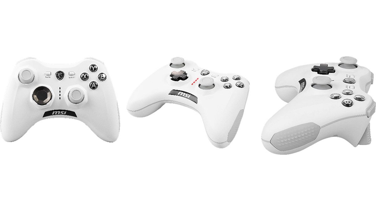 有線接続と無線接続の両方に対応！ MSIの多機能ゲーミングコントローラー「FORCE GC30 V2 WHITE」